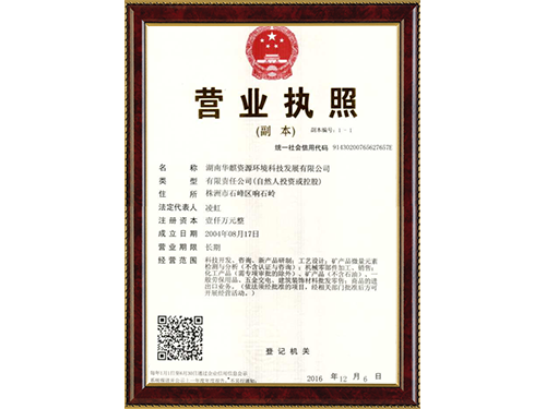 Business license